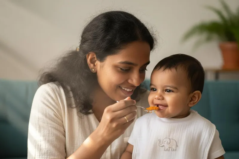ඔයාගේ මාස 4-7 බබාට අමතර කෑම දෙන්න පටන් ගන්නේ කොහොමද? (Solid Foods) අපි මේ ගැන කතා කරමු!