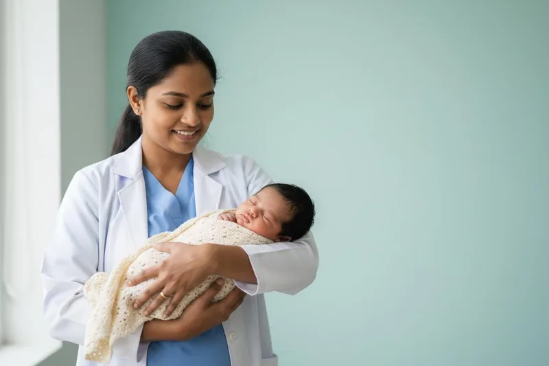 ඔයාගේ පුංචි පැටියාගේ පළවෙනි දොස්තර චෙක්-අප් එක (Newborn Well-Child Visit): අපි මේ ගැන කතා කරමු!