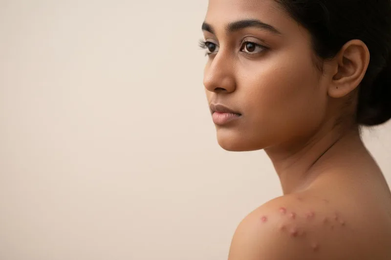 ඔයාගෙත් සමේ පොඩි පොඩි බිබිලි, කුරුලෑ වගේ දේවල් එනවද? ඒ ෆොලිකියුලයිටීස් (Folliculitis) වෙන්න පුළුවන්!