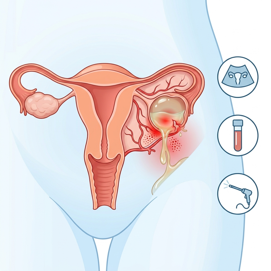 Ovarian Cyst Rupture Infographic