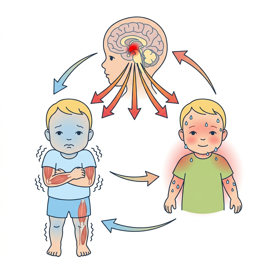 ඔයාගේ පොඩිත්තාටත් උණ (Fever / High Temperature) ඇවිල්ලද? බය නොවී දැනගමු! Infographic