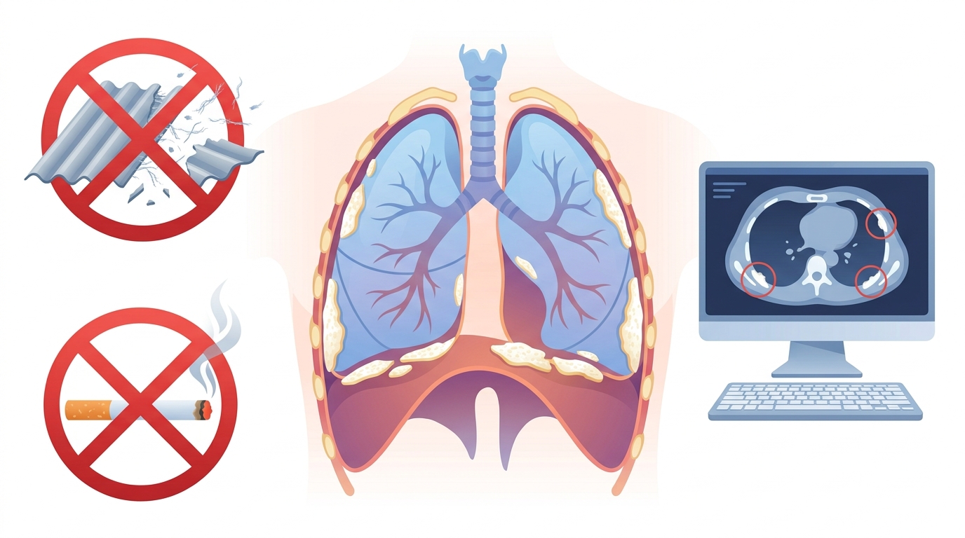 Pleural Plaques Infographic