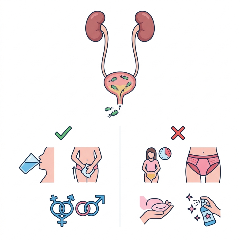 මුත්රා ආසාදන (UTIs): ඔබ දැනගත යුතු සියල්ල Infographic